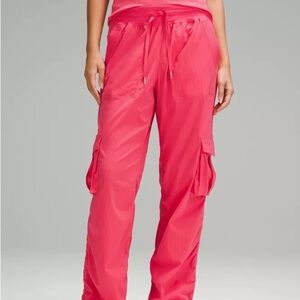 Lululemon Dance Studio Relaxed Fit Mid Rise Cargo Pant in Glaze Pink